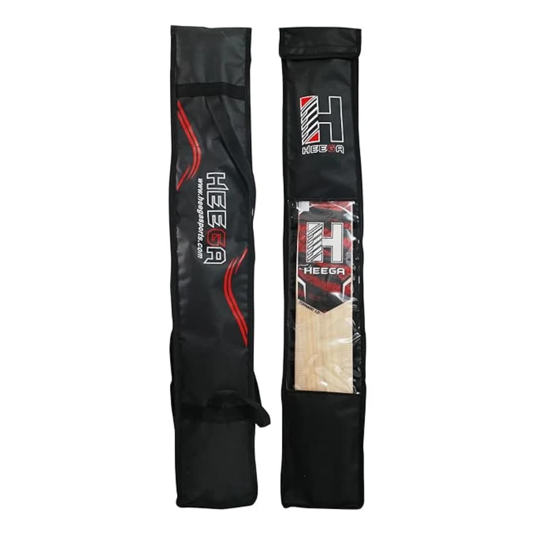 Heega Full Body Cricket Bat Cover Free Size (Black | Non Padded)