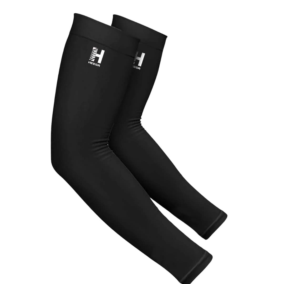 Heega Elbow Sleeves For Men & Women UV Sun Protection, UPF 50 Cool Arm Hand Cover Unisex For cricket, cycling, gym Sports
