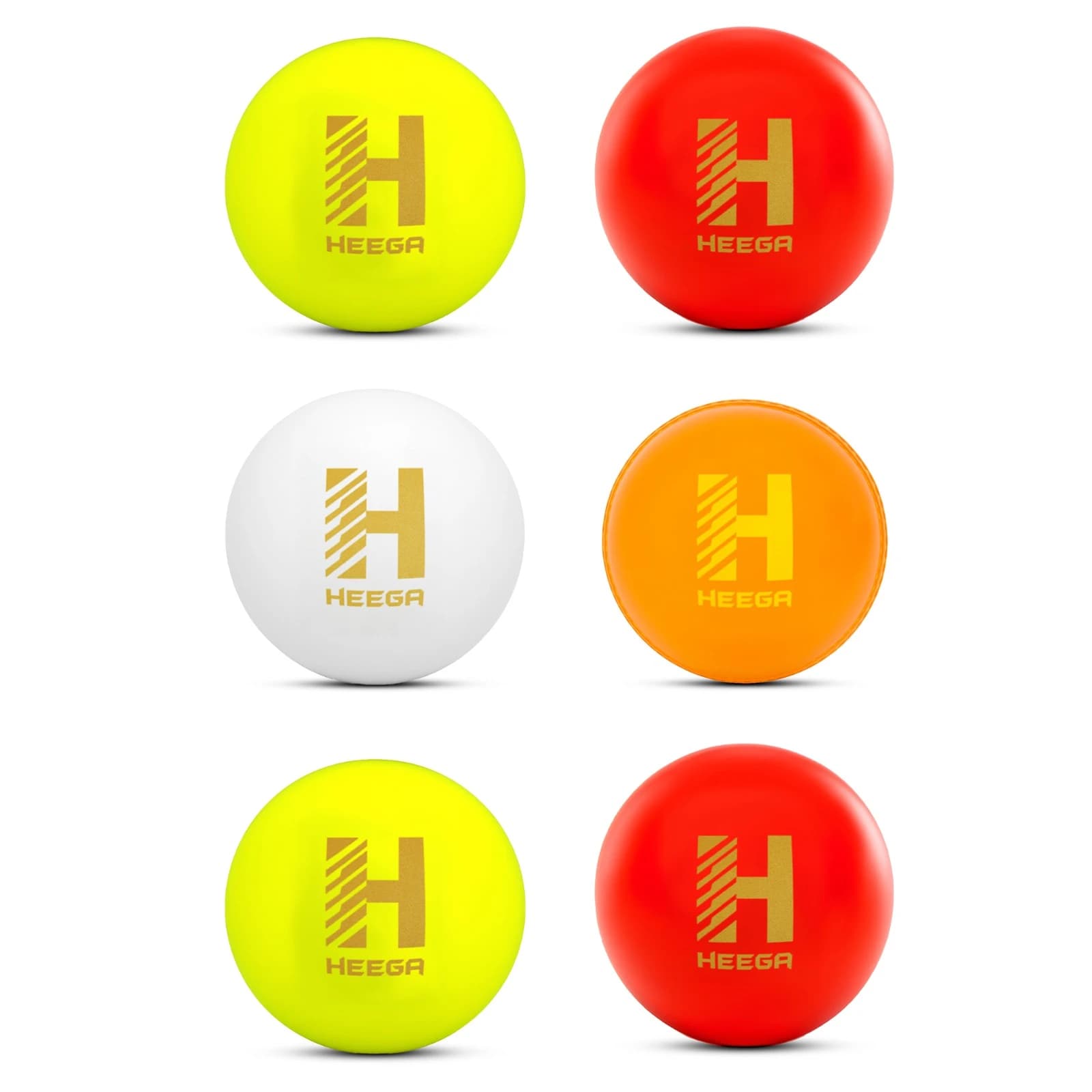 Heega Non Toxic Plastic Cricket Ball (30gm Per Ball, Mix Color)